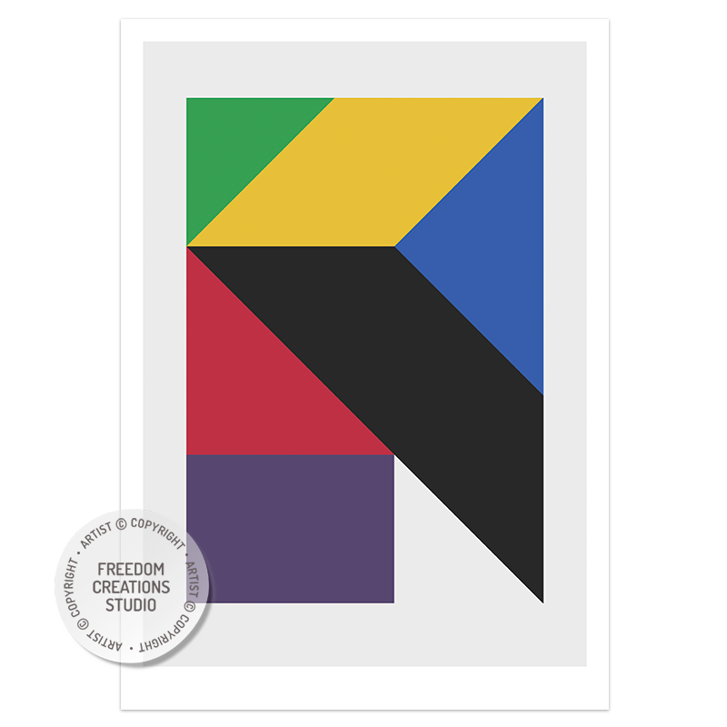 Geometric Colour Block