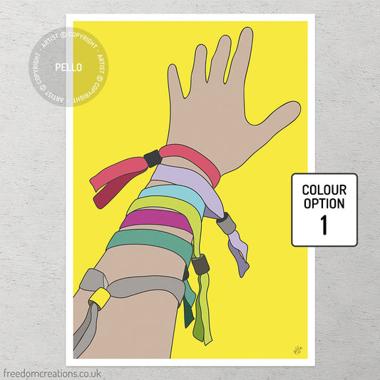 Blank Gig Wristbands