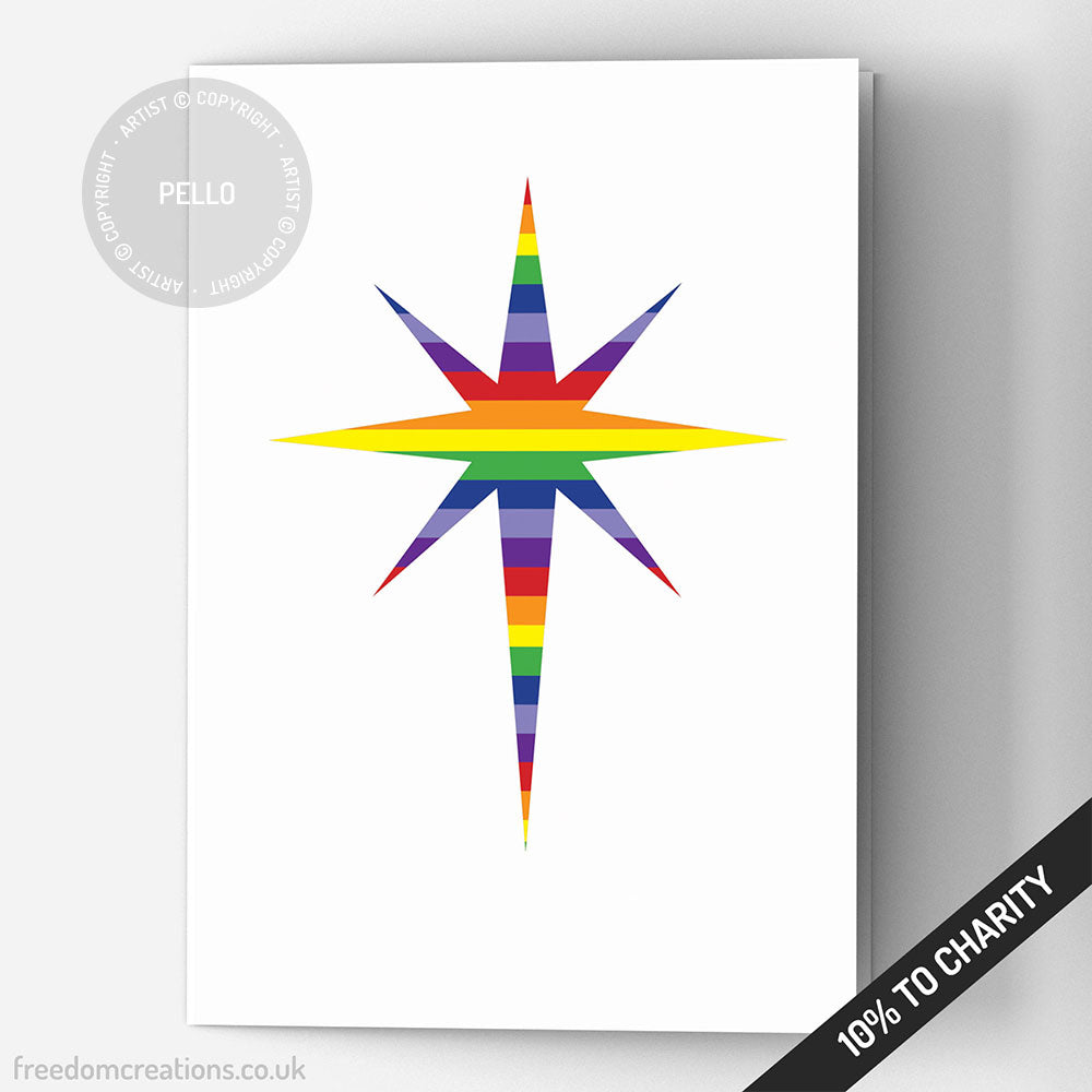 Pride Christmas Star