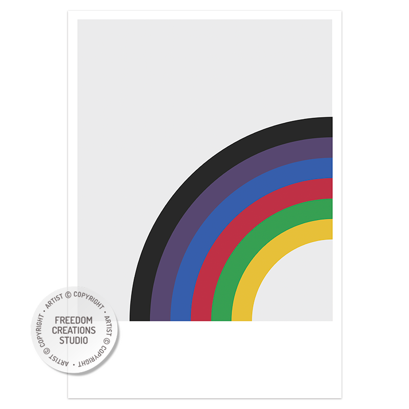 Rainbow Colour Block (Right)