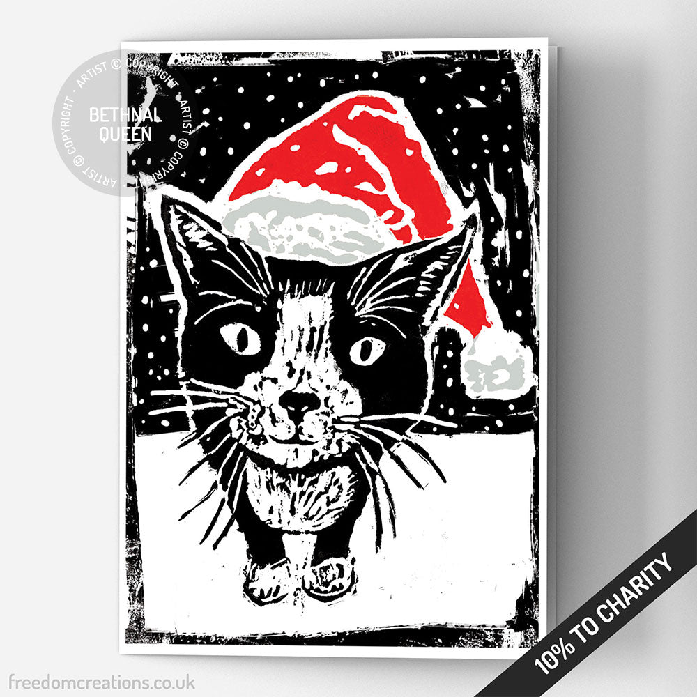 Santa Hat Cat