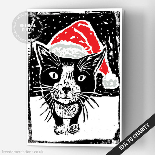 Santa Hat Cat