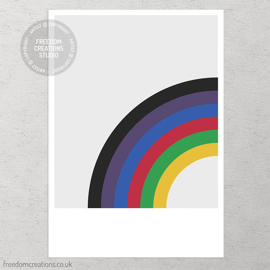 Rainbow Colour Block (Right)