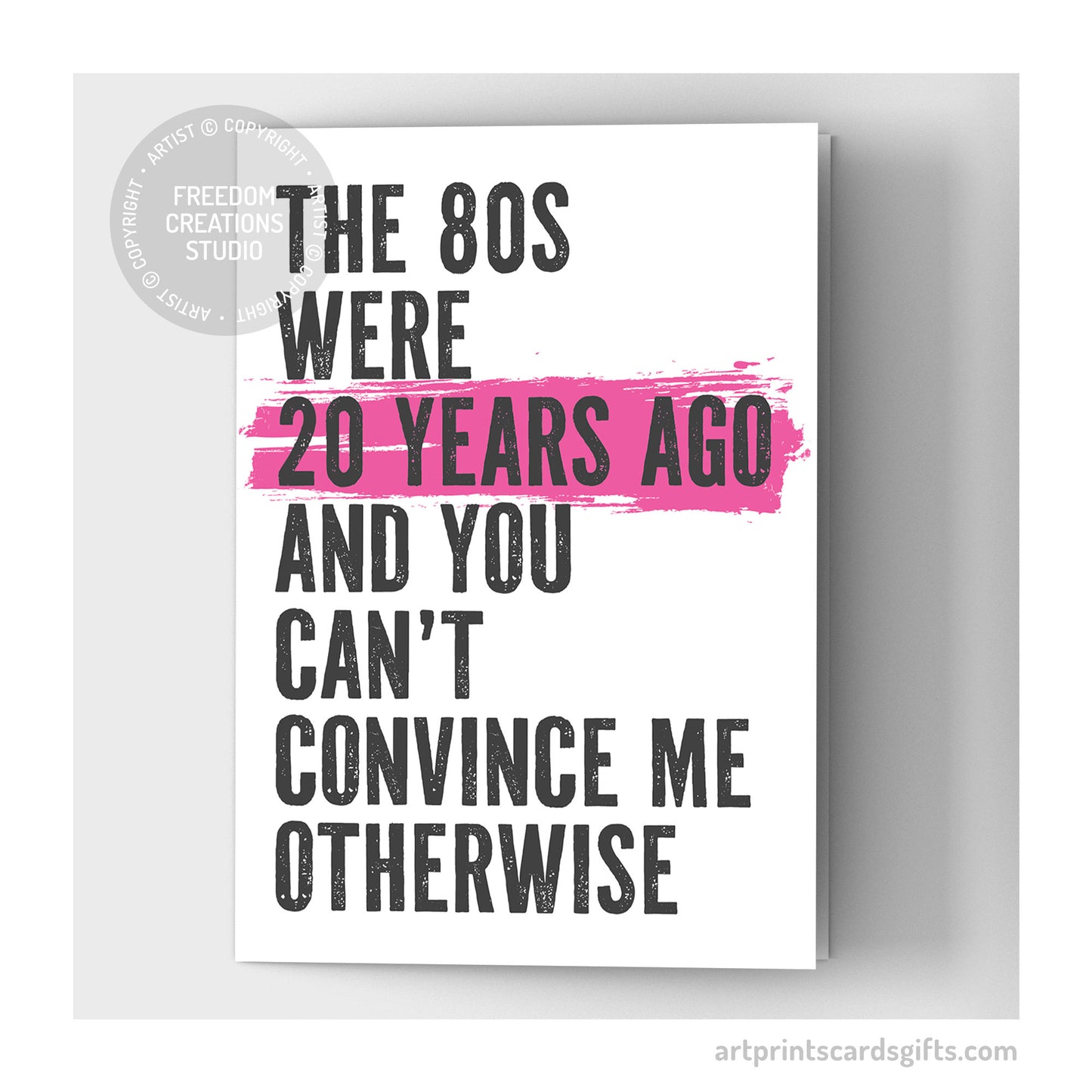 The 80s were 20 years ago
