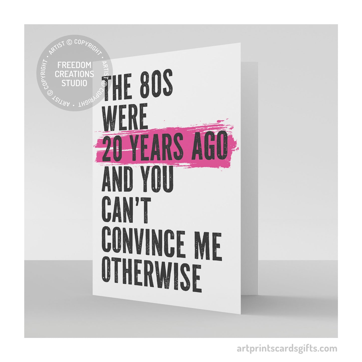 The 80s were 20 years ago