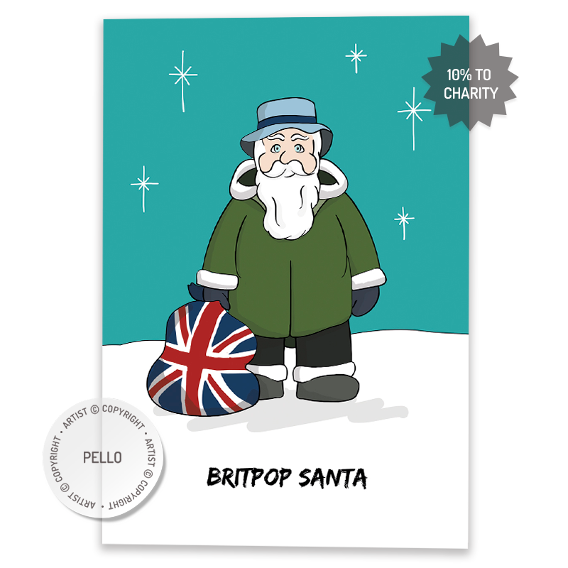 Britpop Santa