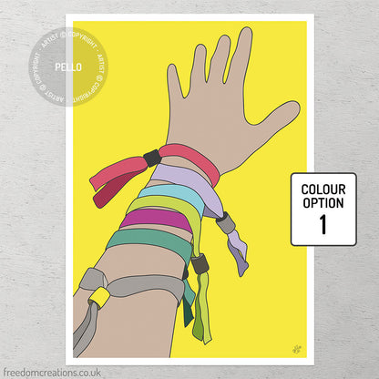 Blank Gig Wristbands