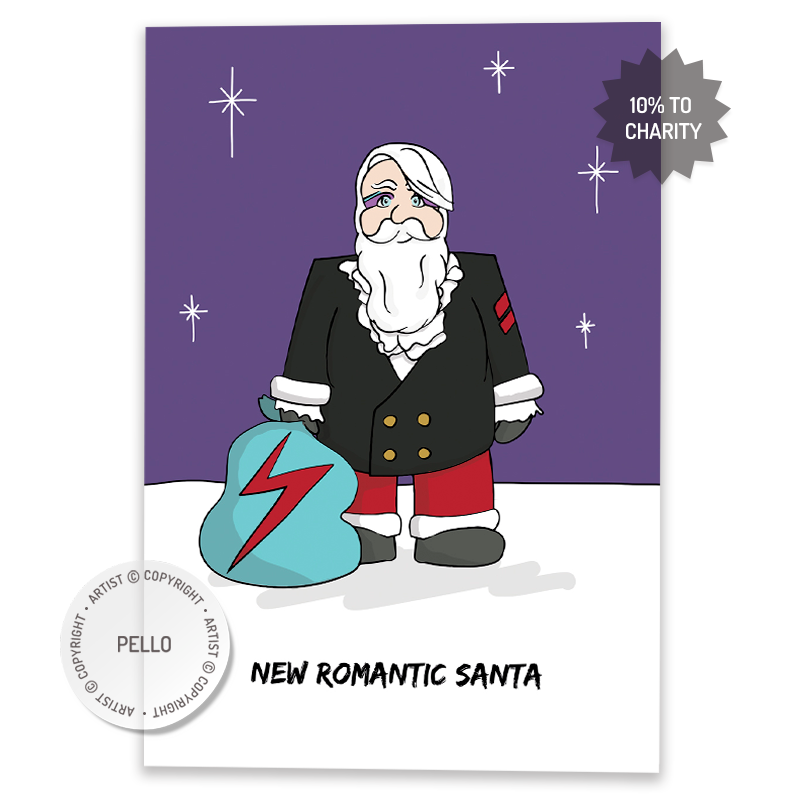New Romantic Santa