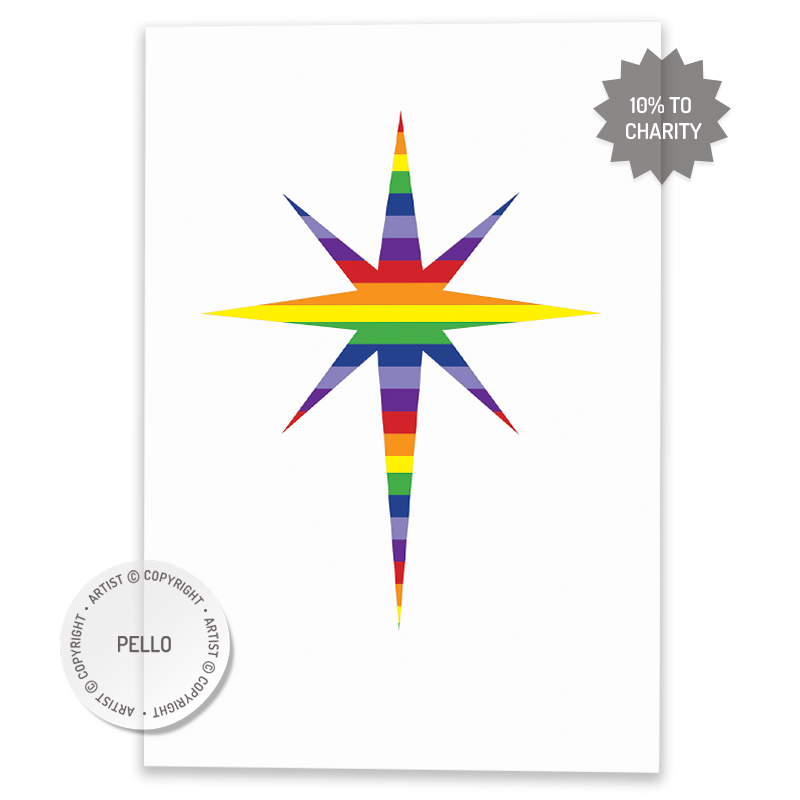 Pride Christmas Star