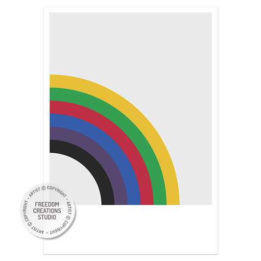 Rainbow Colour Block (Left)