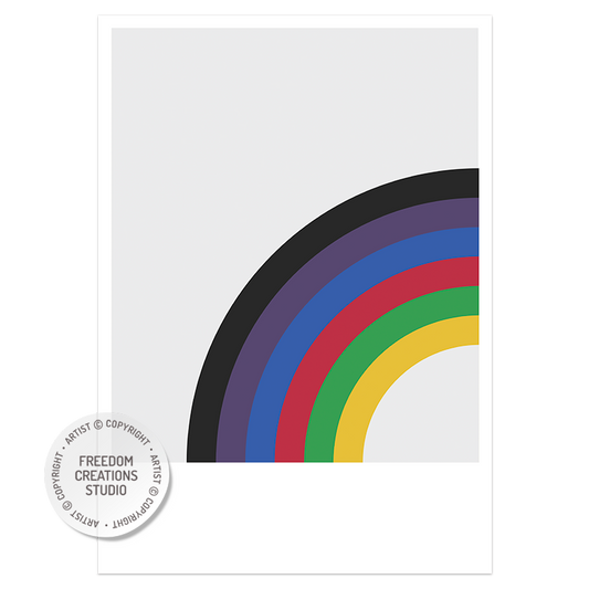 Rainbow Colour Block (Right)