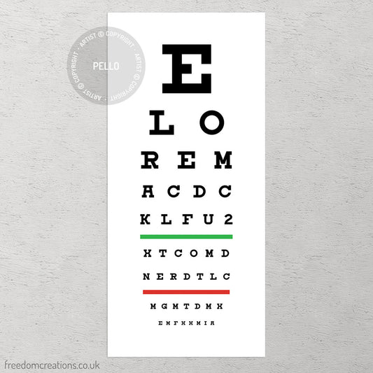 Muso's Eye Chart